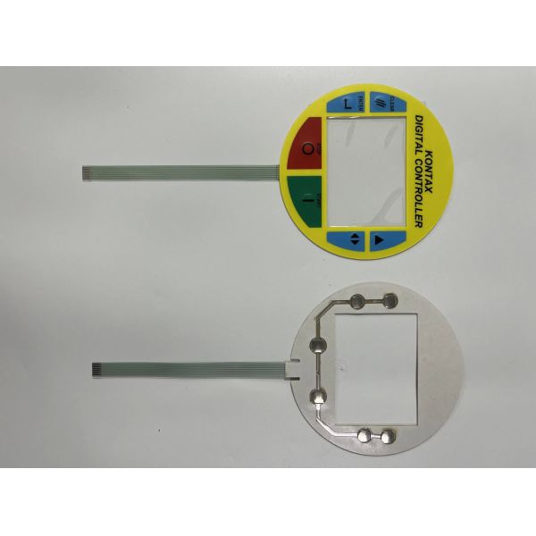 Custom Medical Grade PET Film Membrane Switch Keypads with Waterproof Dustproof Design and 500,000 Press Lifespan