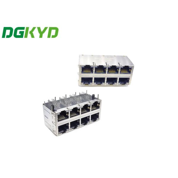 гнездо сетевого порта фильтра RJ45 Multi гаван гигабита 2X4 интегрированное