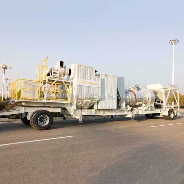 Asphalt Drum Mixers contínuo estacionário 40tph Mini Mobile Asphalt Mixing Plant