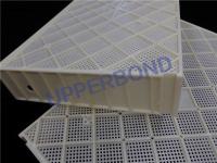 Les plateaux en plastique de jaune de machine de fabrication de cigarette adaptent la taille aux besoins du client