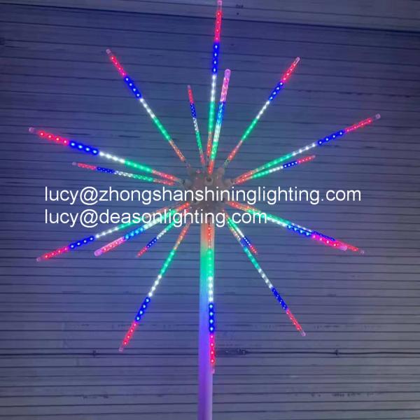 Outdoor led firework light christmas wedding events decoration