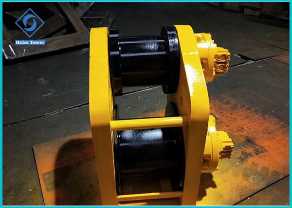 Fácil instalar e controlar o guincho hidráulico industrial para o levantamento marinho