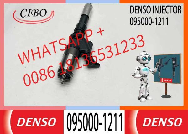 Inyector de combustible diesel para ferrocarril común 095000-1210 6156-11-3300 6156-11-3301 095000-1211 para Komatsu SA6D125E PC400-7 PC450-7