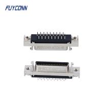 Mini D Ribbon MDR PCB Direito Fêmea SCSI Conector 36pin Com Cobre de liga de zinco