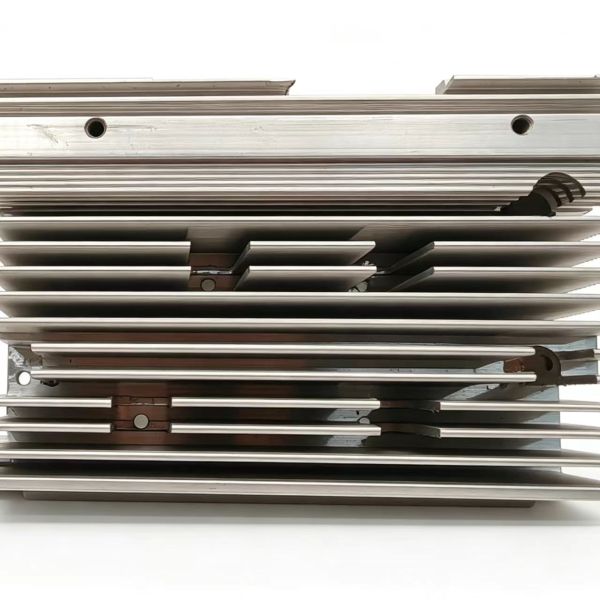 Custom Aluminum Profile Heat Sink High-Density Finned Heat Dissipation Component CNC Machined Extruded Heatsink Industrial