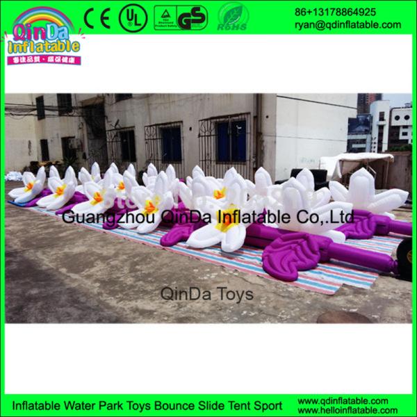 Customized Promotion PVC or Oxford Party Led Decoration Lighting Wedding inflatable flower