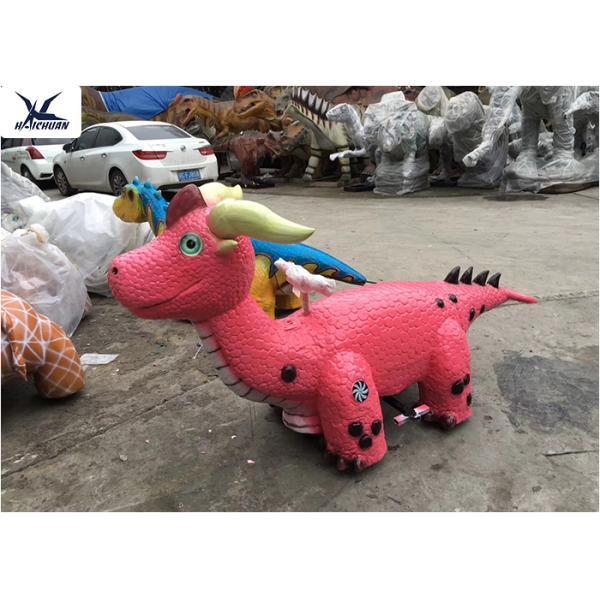 Theme Park Giant Ride On Stuffed Animals , Motorized Mall Animals Scooter