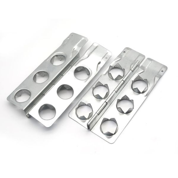 Metal Folding Hinge Hardware Fittings 6/8/10 Holes Galvanized Iron Sheet Pallet Collar Hinge Wooden Case Wooden Collar