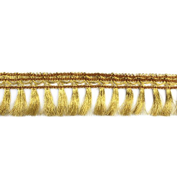 Guarnição dourada da franja da borla de GD002 Hometextile