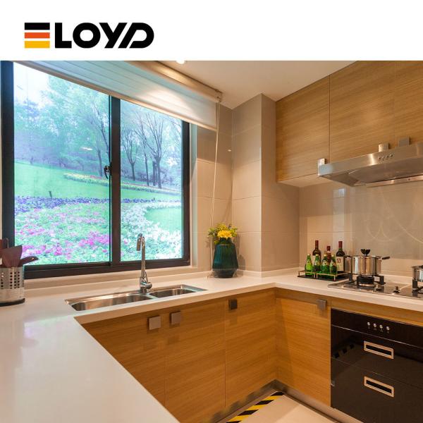 Ventana corrediza inteligente de aluminio con sistema automatizado