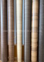 Película de revestimento de perfis de grãos de madeira de PVC para decoração de painéis de portas