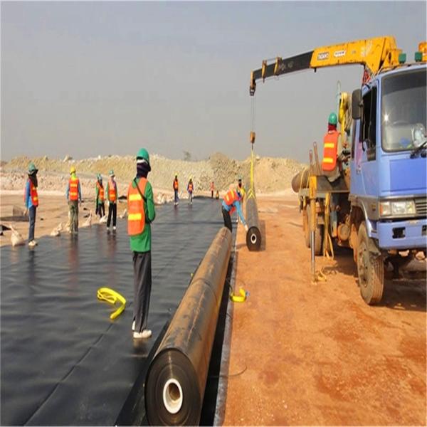 Geomembrana Hdpe resistente a produtos químicos para revestimento de lagoas de piscinas