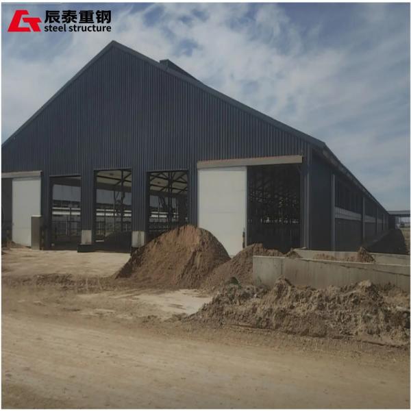 Efficient Prefabricated Large-span Space Intelligent Steel Structure Agricultural Building Farm