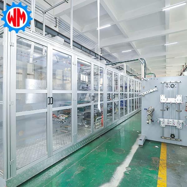 Facile d'utilisation ligne de production de couches Exportation mondiale Servo complet avec certification professionnelle