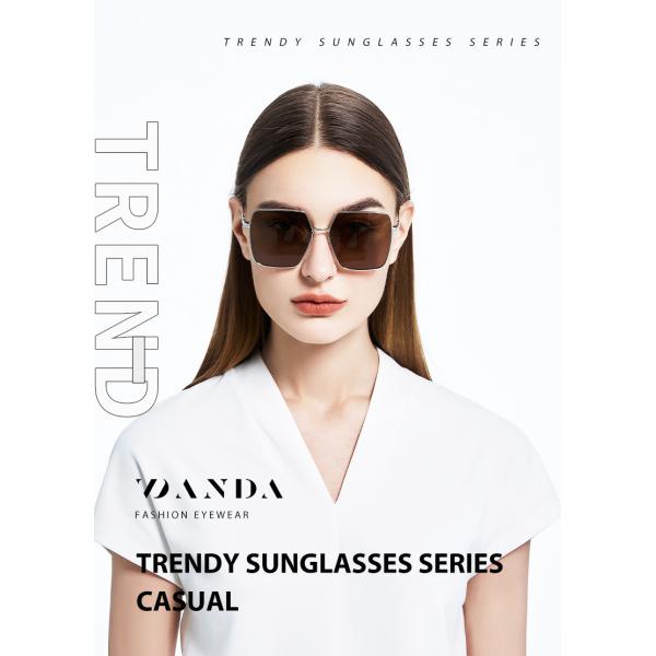 Не поляризовыванное УЛЬТРАФИОЛЕТОВОЕ слишком больших солнечных очков рамки металла анти- защищает глаза