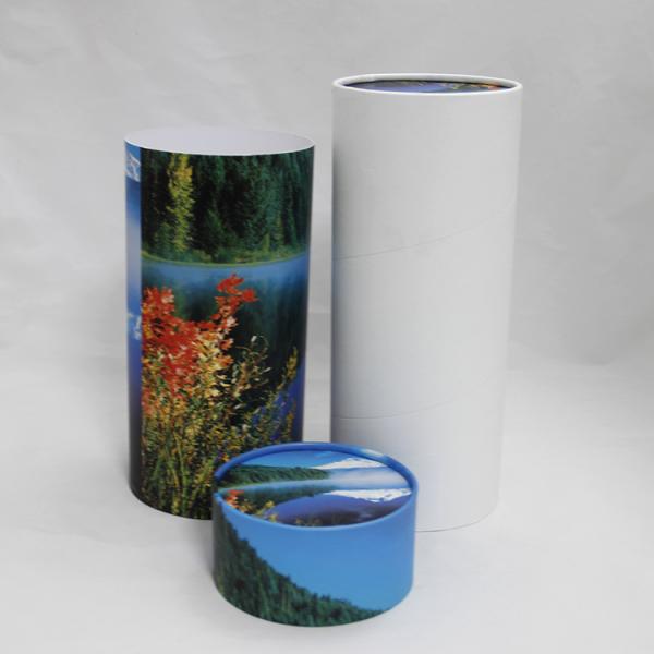 Latas biodegradables del papel de Kraft del cilindro que empaquetan para el recuerdo y los cosméticos Skincare