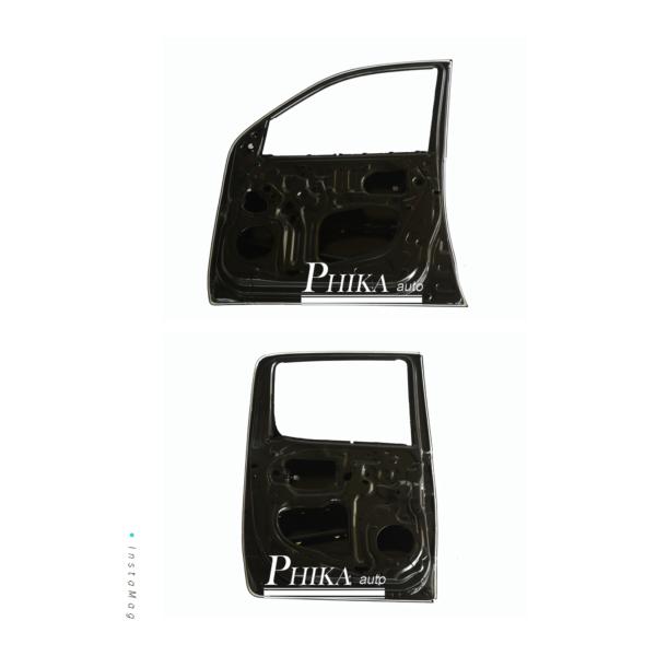 Black Raw Steel Pickup Body Parts , Isuzu D - MAX Auto Door Panels