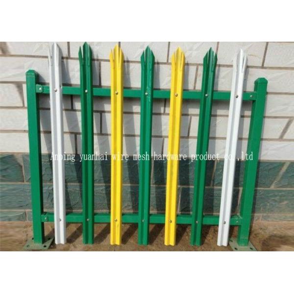 Палисад покрытый Пвк стальной ограждая Пре горячий окунутый гальванизированный материал трубки