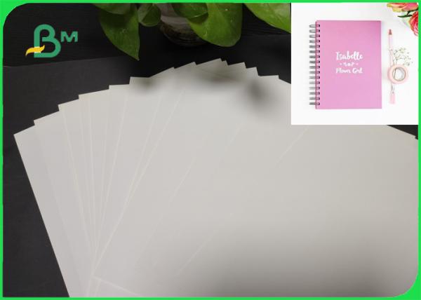 Papier en pierre enduit blanc qui respecte l'environnement de 120um 140um pour le carnet imperméable
