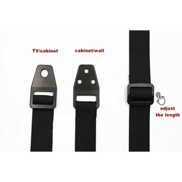 2 pcs per pack anti tipping furniture baby safety strap tv strap  Anti Tip Wall Safety Straps