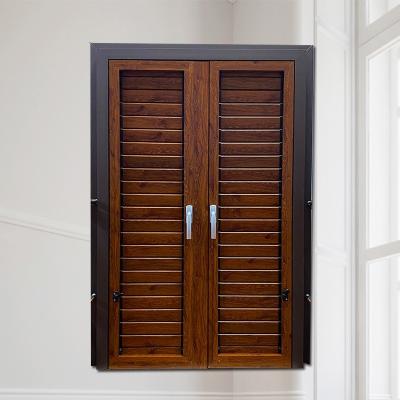 Crank Control  Aluminium Louvre Windows European Design External Louvres For Windows