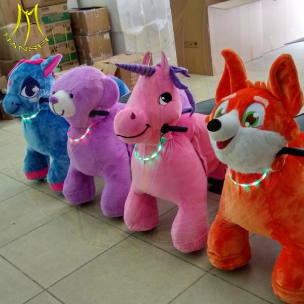 Hansel play free car games plush indoor plush motorized animals for sale