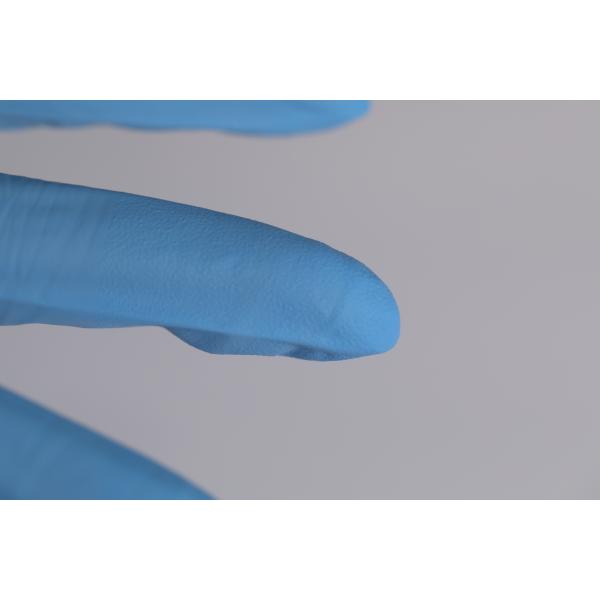 High Quality Free Samples Sky Blue Disposable Wholesale Medic Powder Free Long Sleeve Non Sterile Nitrile Gloves