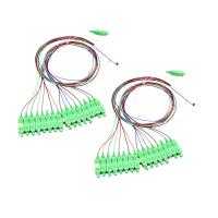 Tipo de aço divisor do tubo da maneira de Sc/Apc G657A1 16 do PLC da fibra ótica
