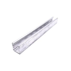 Customizable 150mm 1-3mm Aluminum Strut Channel Slotted Silver Anodized Aluminum