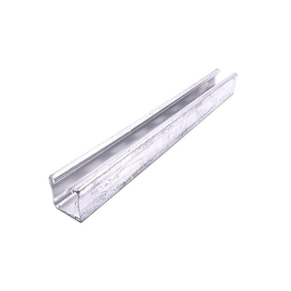 Architectural 150mm Slotted Aluminium Unistrut Channel Silver Anodized Steel