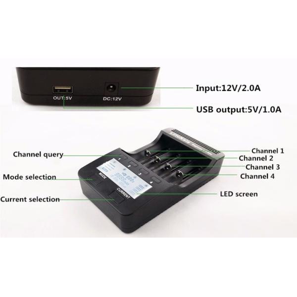 LiitoKala Engineer Lii-500 Lithium and NiMH Battery LCD Smartest Battery Charger for 18500, 18650, 26650, 14500, AA, AAA