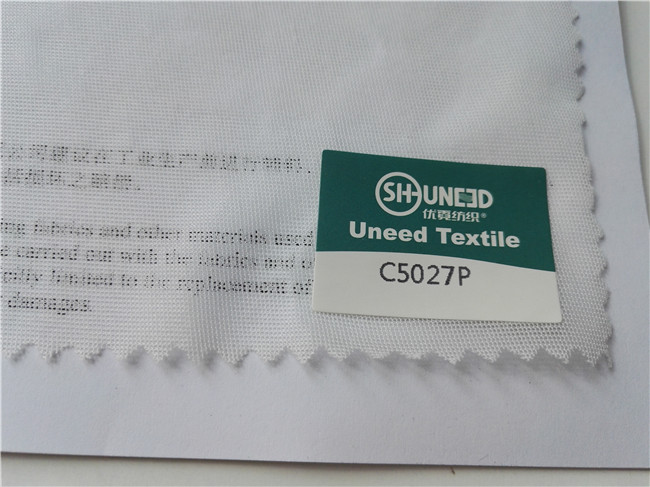 Circular Knit Stretch Interlining Material With Double Dot PA Coating C5027P