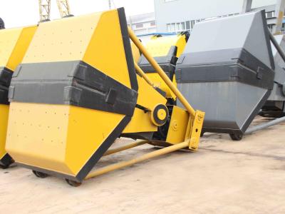 Yellow 4 Rope Crane Grab Bucket 0.75 m³ 1 m³ Light Heavy Type