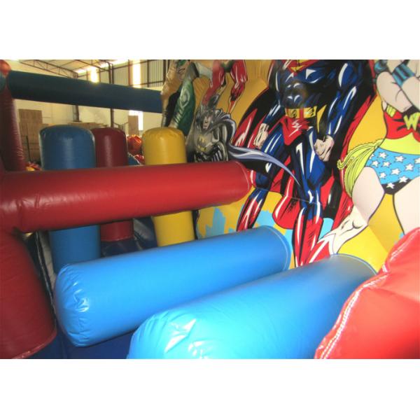 Vinilo combinado inflable del PVC 18oz del armatoste combinado del hombre araña del tema de las leyendas sin plomo