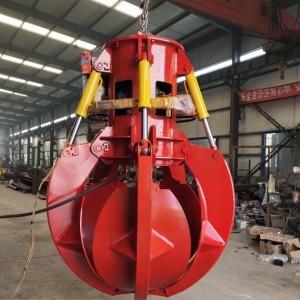 0.5 m³  0.6 m³  Crane Grab Bucket For Scraps Material Handling Remote Control