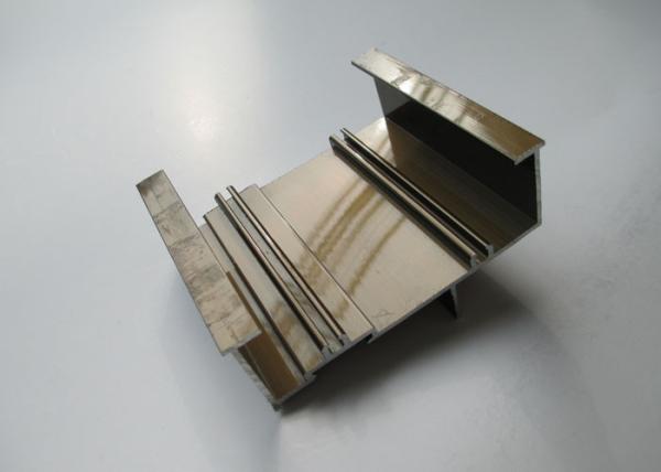 Commercial Colorful Door Standard Aluminium Extrusion Profiles Royal Style