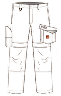 облегченные пожаробезопасные брюки защиты от дуги 280gsm с отражательными прокладками на ноге