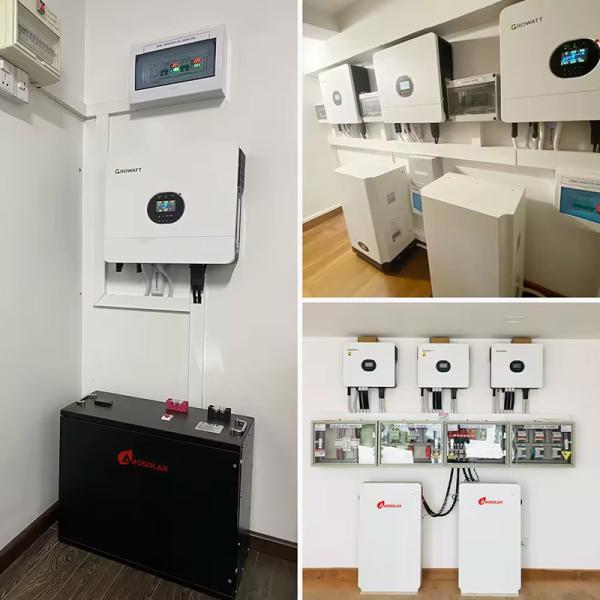 Growatt SPF 6000ES Plus 48V Off Grid Solar Inverter 6KW for Single Phase Panel System