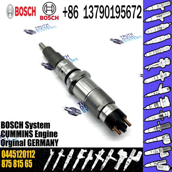 Injetor de combustível 0445120115 0 das partes de motor diesel 0445120112 do elevado desempenho 445 120 112 0 445 120 115 para o diesel de CUMMINS