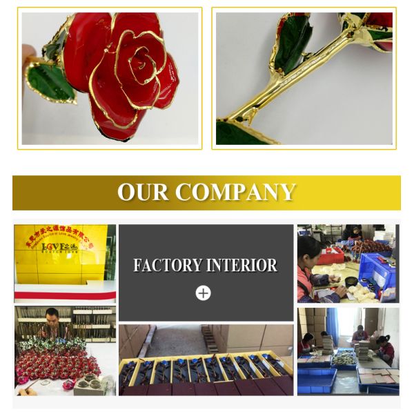 Half-blooming 24k Gold Dipped Purple Rose With Gift Box Forever Gold Rose for Valentine's Day Gifts and Decoration