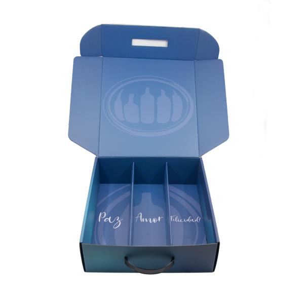 Exquisite Customizable Wine Bottle Gift Box for holiday celebrations