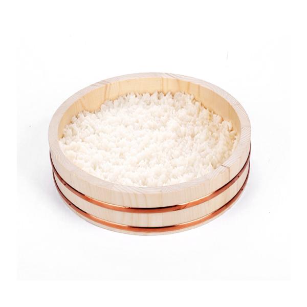 Bol mélangeur en bois de riz de Hangiri de pin blanc du diamètre 39cm