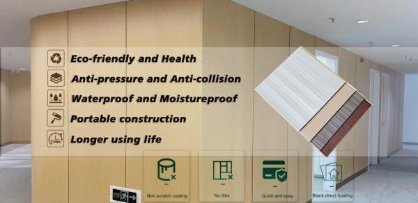 PVC Wood Grain Plastic Cladding 2m 5m Grey Wood Effect Pvc Cladding