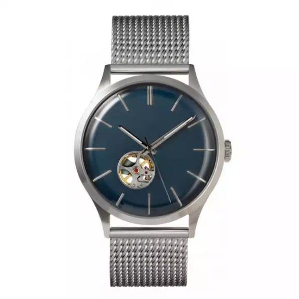 Relógio automático de aço inoxidável do OEM do relógio mecânico automático dos homens de RoHS 42mm