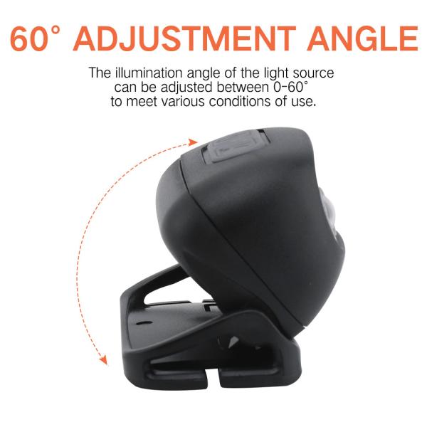 3W COB Mini 120lm USB Rechargeable Headlamp For Camping