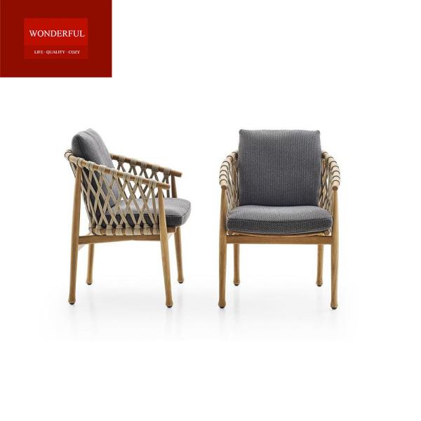 Comfortable Rattan Outdoor Garden Chair with Modern Design Style and Quick Dry Foam