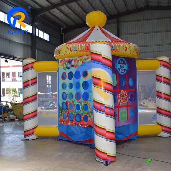 Inflatable Trampoline Bouncer with Accessories Blower Repair Kits Package Bag