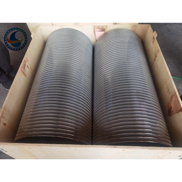 identificação 304 200mm de aço inoxidável da tubulação da tela de fio de 20μM Slot Opening Wedge