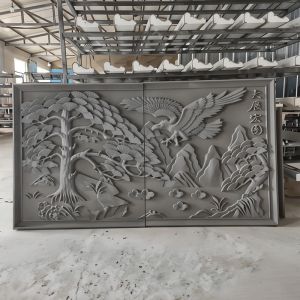 Médaillons architecturaux en mousse EPS de style design européen moderne, relief