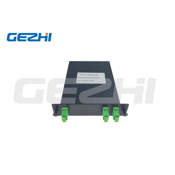 LGX Cassette Type FTTH PLC Splitter 1x2 Fiber Optic ABS Box PLC Splitter